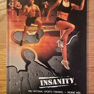 INSANITY INSANE ABS & MAX INTERVAL SPORTS TRAINING 2 DISC DVD SET